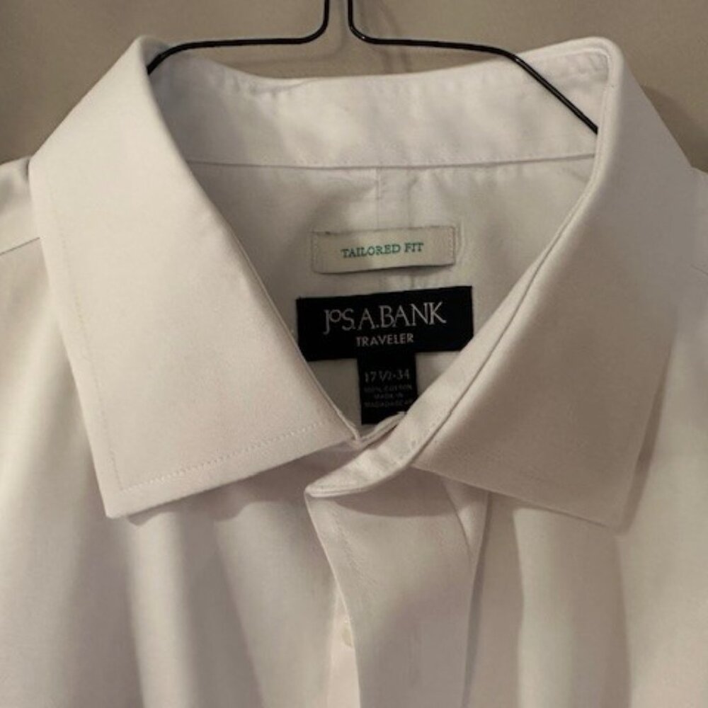 Joseph A Bank White Dress Shirt